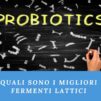 Quali sono i migliori fermenti lattici